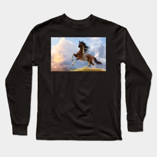 Painted War Horse Long Sleeve T-Shirt